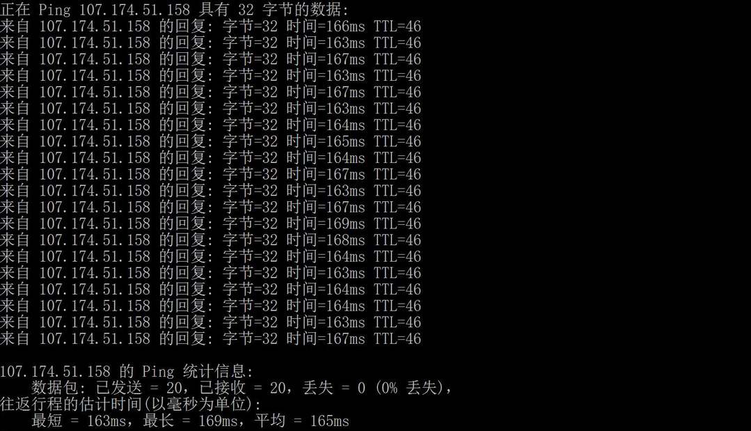 Racknerd美国VPS网络测试-本地Ping平均延迟
