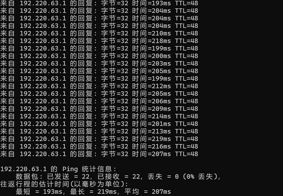 VPS.CAT美国VPS网络测试-本地Ping平均延迟