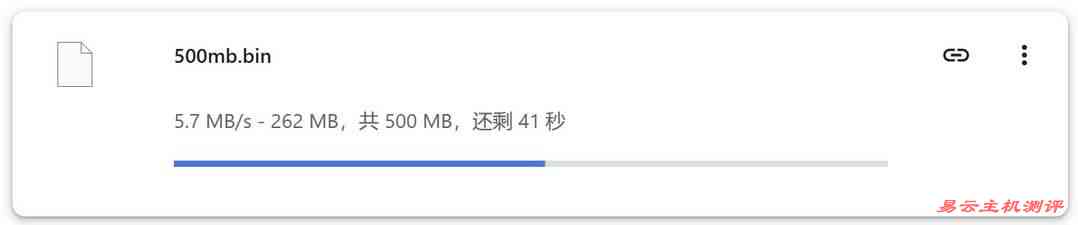 荫云双ISP西班牙家宽VPS网络测试-本地下载速度