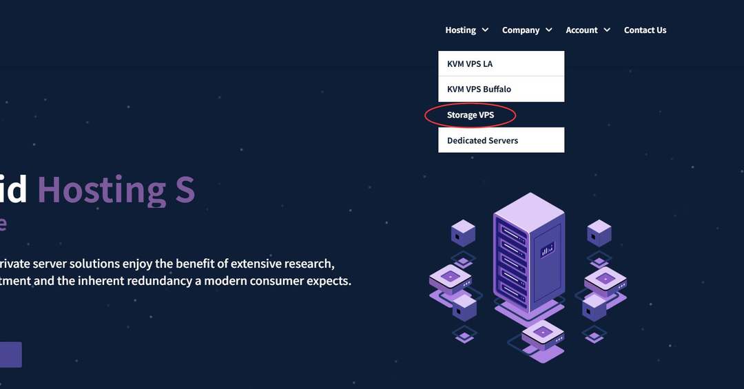 DediRock美国大硬盘VPS购买教程-首页入口