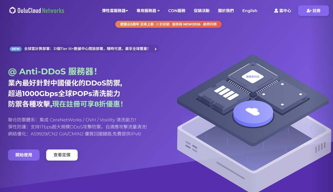 欧路云：美国VPS测评-500G 高防-500Mbps带宽支持-俄勒冈节点