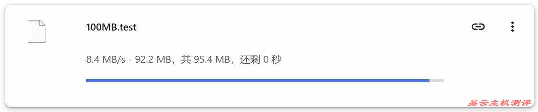 StarryDNS荷兰VPS网络测试-本地下载速度