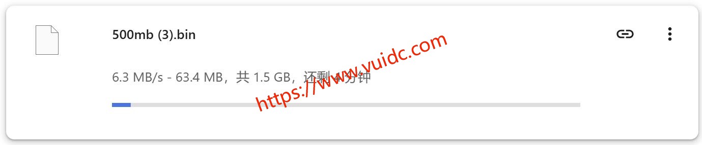 HHOST日本VPS网络测试-本地下载速度